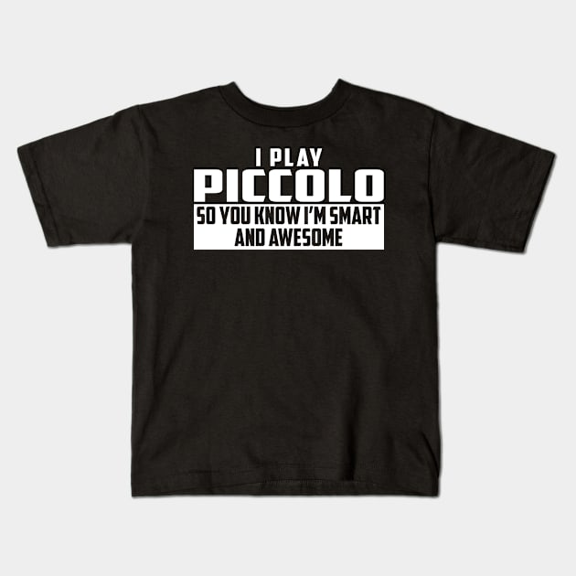 Smart and Awesome Piccolo Kids T-Shirt by helloshirts